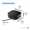 HP USB-C dokas G5 laidinis USB 3.2 Gen 1 Type-C juodas 100W