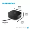 HP USB-C dokas G5 laidinis USB 3.2 Gen 1 Type-C juodas 100W