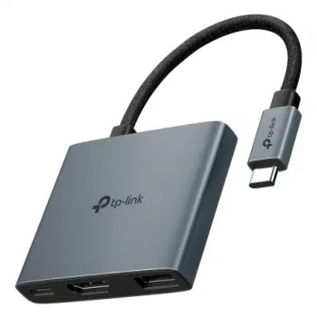 TP-Link UH3020C sąsajos šakotuvas USB Type-C 5000 Mbit/s Pilka