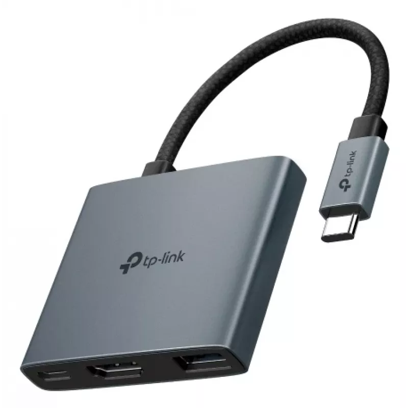 TP-Link UH3020C sąsajos šakotuvas USB Type-C 5000 Mbit/s Pilka