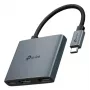 TP-Link UH3020C sąsajos šakotuvas USB Type-C 5000 Mbit/s Pilka