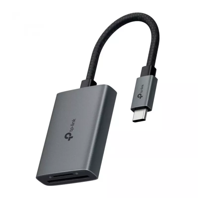 TP-Link UA430C kortelių skaitytuvas USB 3.2 Gen 1 (3.1 Gen 1) Type-C pilkas