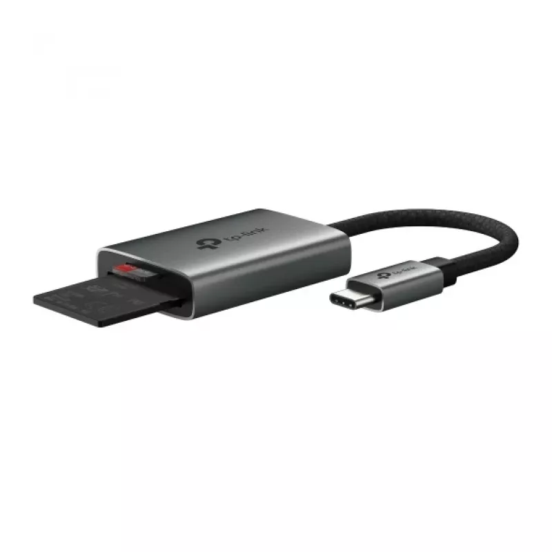 TP-Link UA430C kortelių skaitytuvas USB 3.2 Gen 1 (3.1 Gen 1) Type-C pilkas