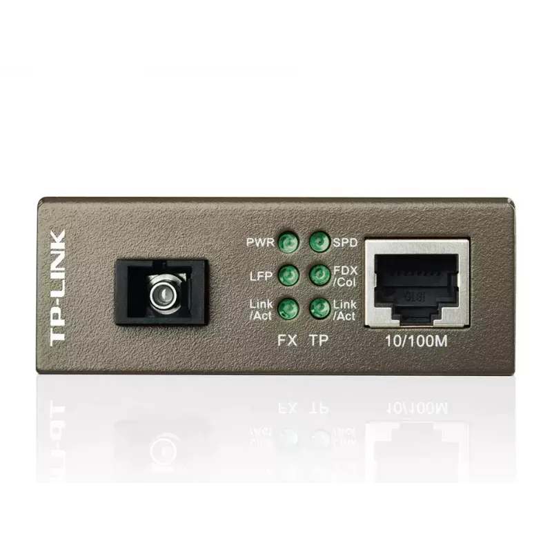 TP-Link MC112CS tinklo medijos keitiklis 100 Mbit/s vienmodis Juodas