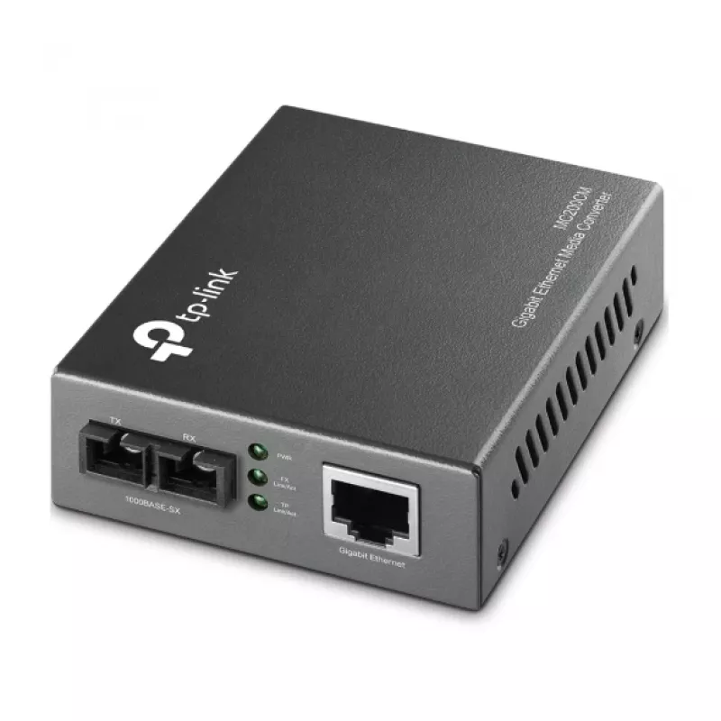 TP-Link MC200CM tinklo medijos keitiklis 1000 Mbit/s 850 nm daugiamodis juodas
