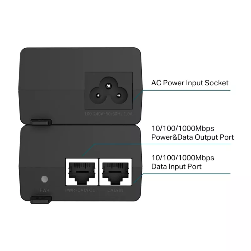 TP-Link Omada PoE+ maitinimo adapteris