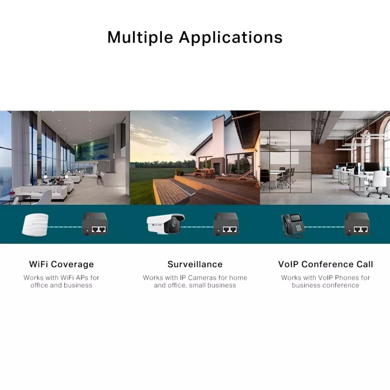 TP-Link Omada PoE+ maitinimo adapteris
