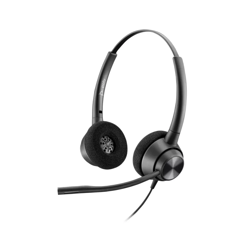 HP Poly EncorePro 320 Stereo USB-A Headset TAA, 105 g, Juoda