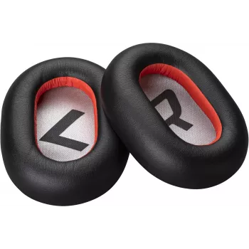 HP Poly Voyager 8200 Juoda Leatherette Ear Cushions (2 Pieces)