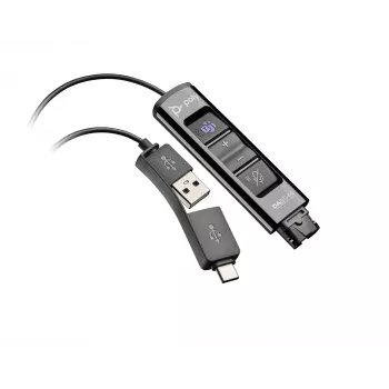 HP Poly DA85-M USB–QD juodas adapteris TAA