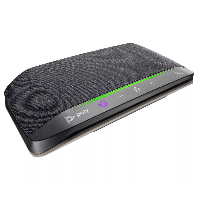 HP Poly Sync 10 Microsoft Teams sertifikuotas garsiakalbis-telefonas, sidabrinis, Windows 10, Windows 11, MacOS, RoHS, Federal Communications Commission (FCC), CE, 182 mm, 89 mm