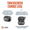 HP Poly Voyager Free 60+ UC Carbon Juoda ausinukai +BT700 USB-C adapteris +jutiklinio ekrano įkrovimo dėklas