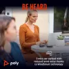 HP Poly Voyager Free 60+ UC Carbon Juoda ausinukai +BT700 USB-C adapteris +jutiklinio ekrano įkrovimo dėklas