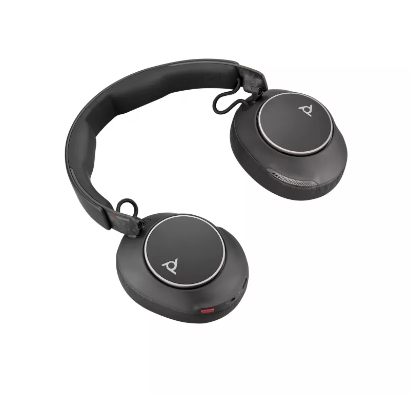 Ausinės POLY Voyager Surround 80 UC belaidės Bluetooth muzikai kasdien juodos