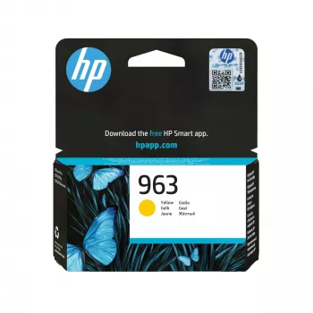 HP 963 Originalius geltonas rašalo kasetė, Geltona, 1 vnt., 700 puslapių