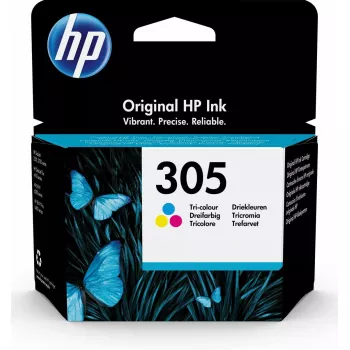 HP 305 1 vnt. Originalios standartinės talpos žalsvai mėlynos, purpurinės, geltonos spalvos