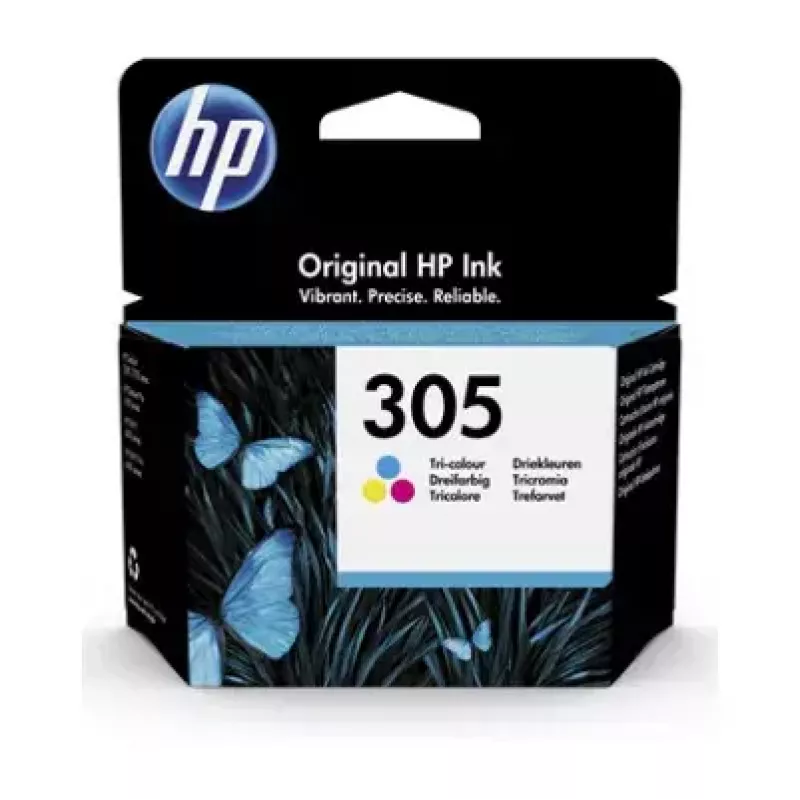 HP 305 1 vnt. Originalios standartinės talpos žalsvai mėlynos, purpurinės, geltonos spalvos