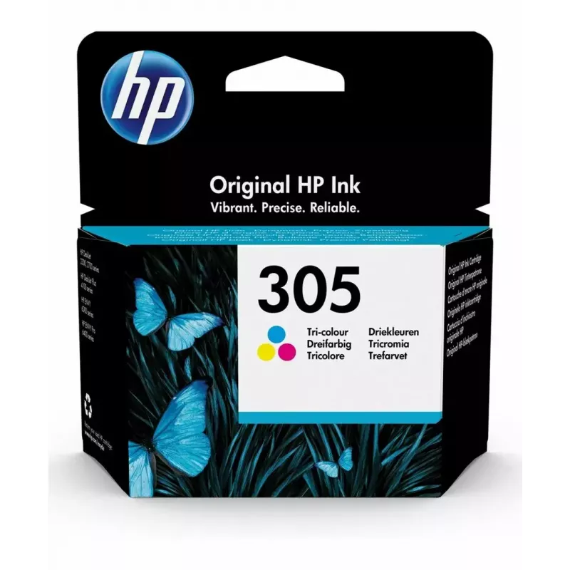 HP 305 1 vnt. Originalios standartinės talpos žalsvai mėlynos, purpurinės, geltonos spalvos