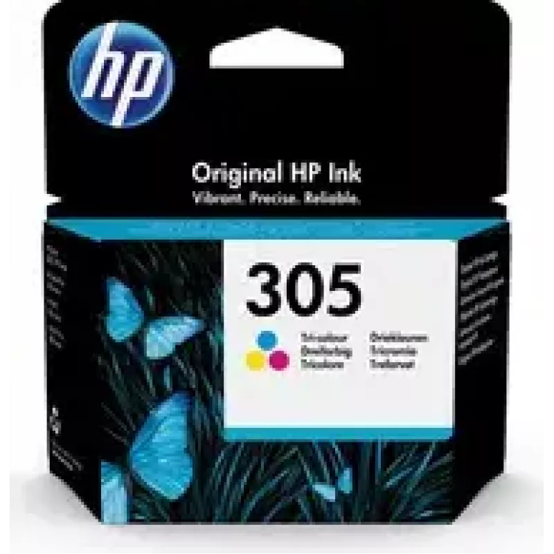 HP 305 1 vnt. Originalios standartinės talpos žalsvai mėlynos, purpurinės, geltonos spalvos