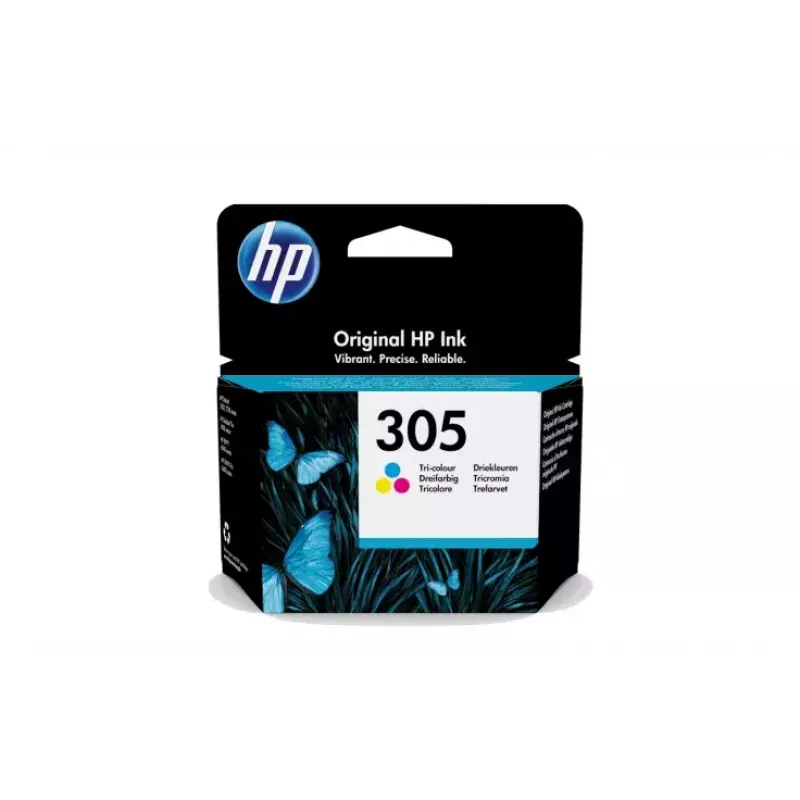 HP 305 1 vnt. Originalios standartinės talpos žalsvai mėlynos, purpurinės, geltonos spalvos
