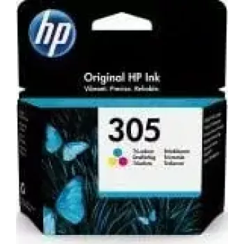 HP 305 1 vnt. Originalios standartinės talpos žalsvai mėlynos, purpurinės, geltonos spalvos