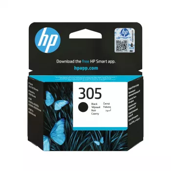 HP 305 Originali juoda Originali rašalo kasetė 3YM61AE#301