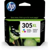 HP 305XL didelio našumo Originali trijų spalvų rašalo kasetė