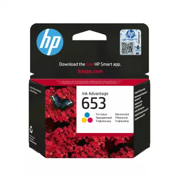HP 653 Tri-color Originali Ink Advantage kasetė