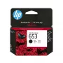 HP 653 Juoda Originali Ink Advantage kasetė, juoda, 1 vnt., 360 puslapių