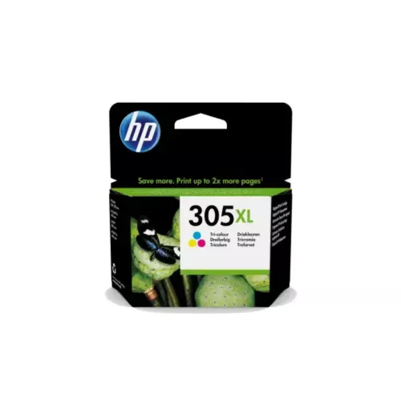 HP 305XL didelio našumo Originali trijų spalvų rašalo kasetė