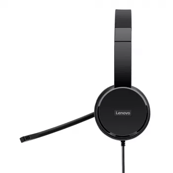 Lenovo 4XD0X88524 ausinės / laisvų rankų įranga Laidinis Ant galvos Office/Call center Juoda