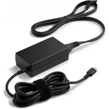 HP 65W USB-C LC maitinimo adapteris nešiojamam kompiuteriui skirtas naudoti patalpose 65W juodas