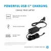 HP 65W USB-C LC maitinimo adapteris nešiojamam kompiuteriui skirtas naudoti patalpose 65W juodas
