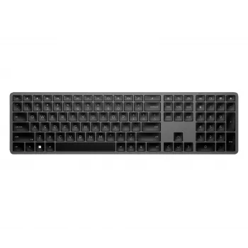 Belaidė viso dydžio klaviatūra HP 975 — RF belaidė + Bluetooth, juoda, 100% išdėstymas