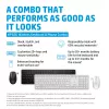 HP 650 belaidis klaviatūros ir pelės rinkinys, pilno dydžio, belaidė membraninė