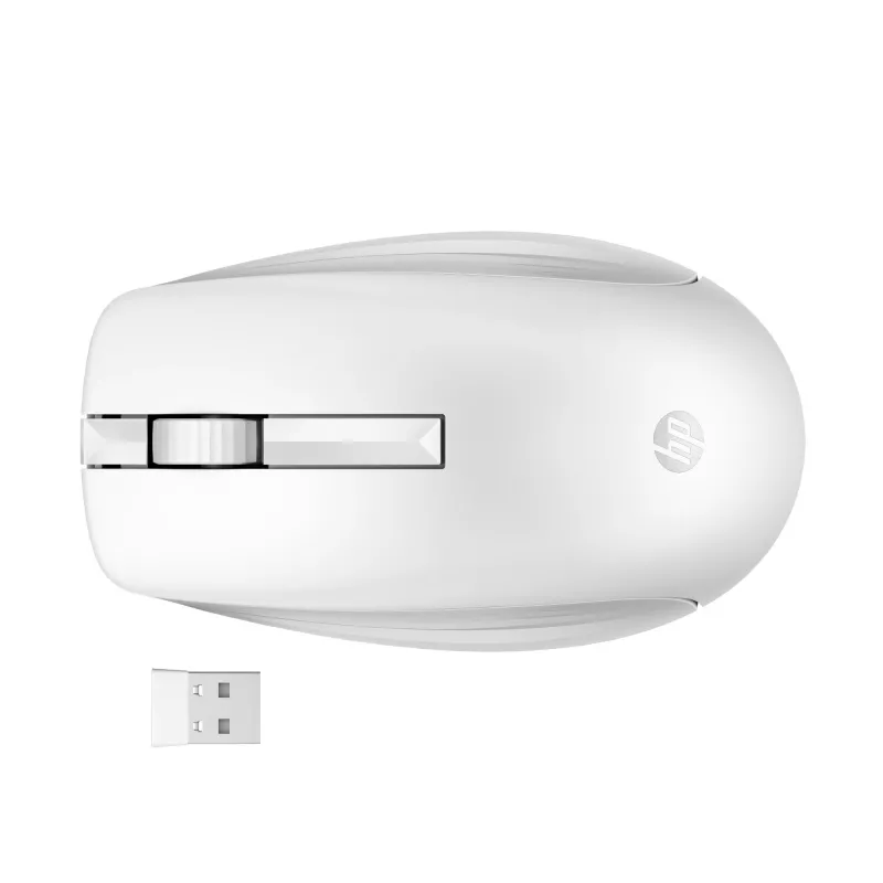 “HP 650” belaidės klaviatūros ir pelės rinkinys, pilno dydžio, membraninė, balta