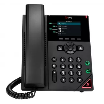 HP Poly VVX 250 4 linijų IP telefonas su PoE, juodas, LCD, 320 x 240 pikselių, HTTPS, ENERGY STAR, RoHS, Federalinė ryšių komisija (FCC), CE