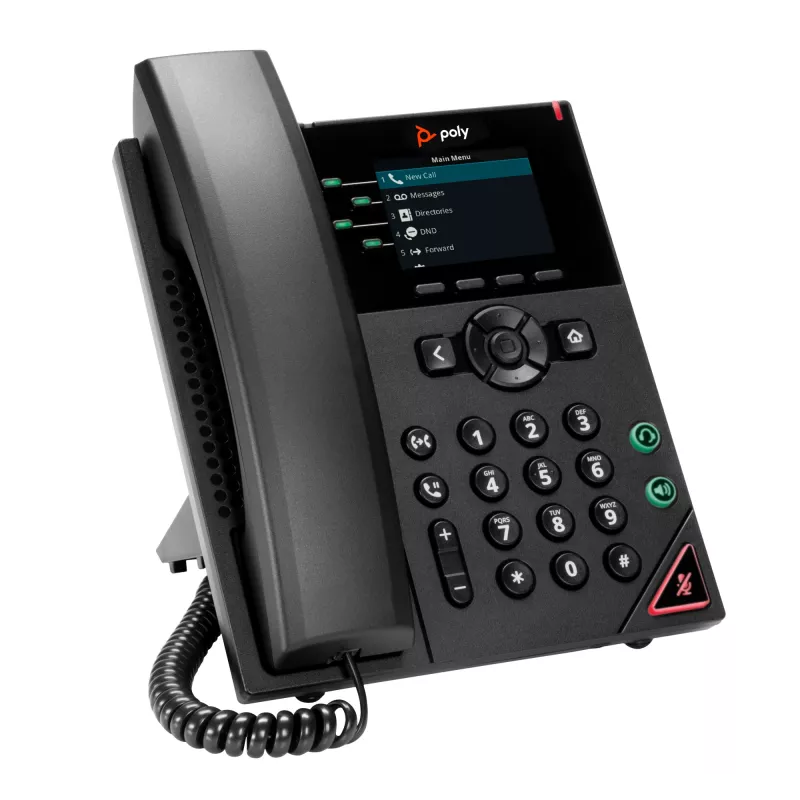 HP Poly VVX 250 4 linijų IP telefonas su PoE, juodas, LCD, 320 x 240 pikselių, HTTPS, ENERGY STAR, RoHS, Federalinė ryšių komisija (FCC), CE