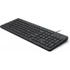 HP 150 Laidinė klaviatūra Pilno dydžio USB Juoda 664R5AA#ABD