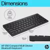 HP 350 Compact Multi-Device Bluetooth klaviatūra