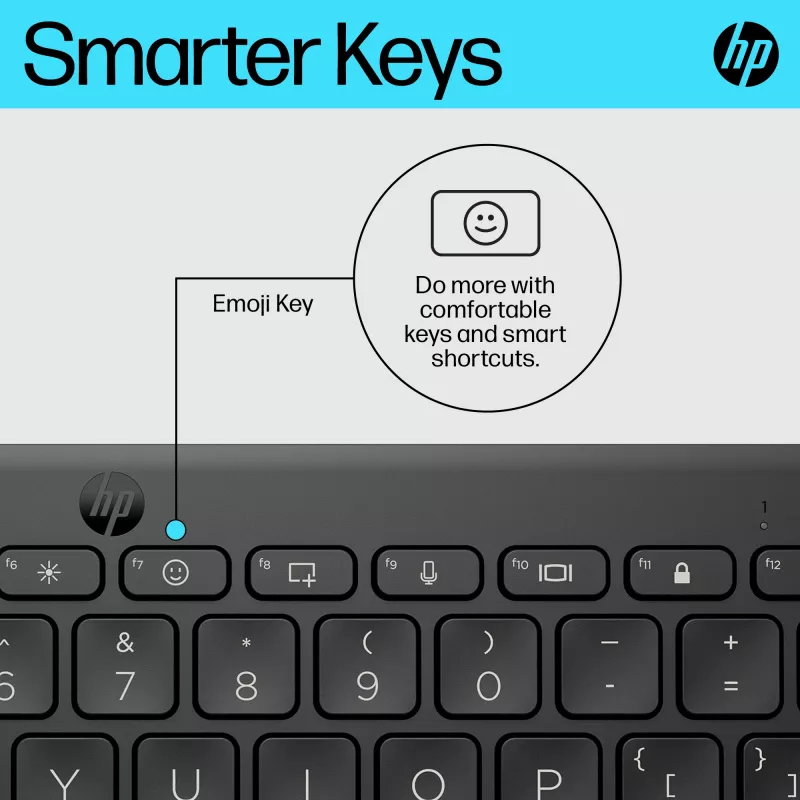 HP 350 Compact Multi-Device Bluetooth klaviatūra