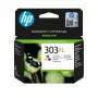 HP 303XL didelio našumo trijų spalvų Originalius rašalo kasetė, žalsvai mėlyna, purpurinė, geltona, 1 vnt., 415 puslapių