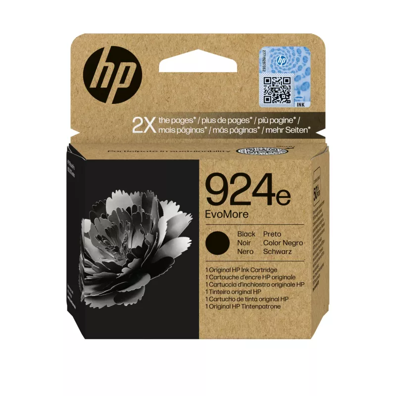 HP 924e EvoMore juodas Originalius rašalo kasetė