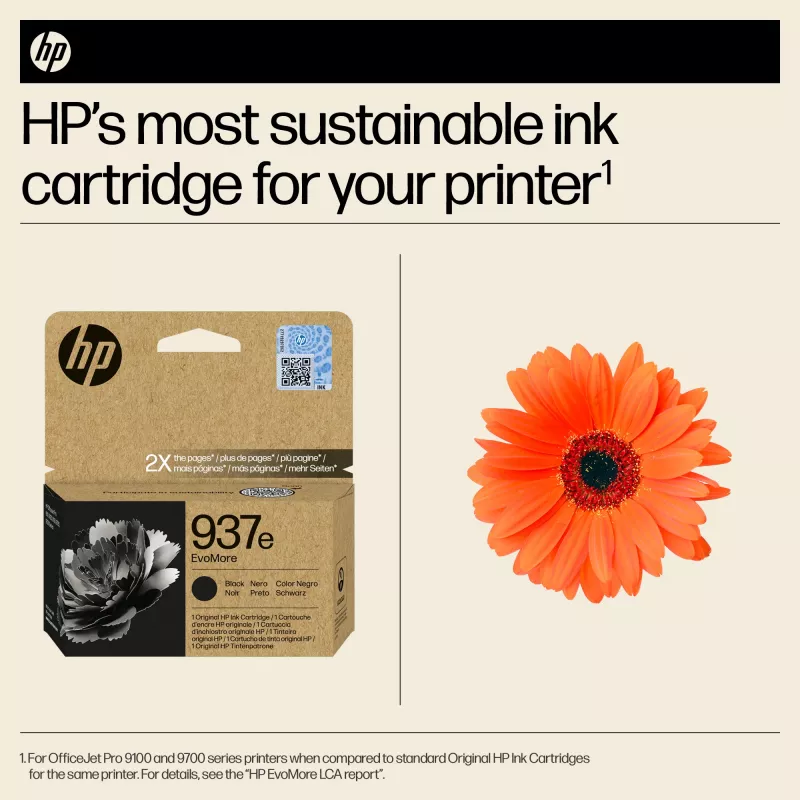 Rašalinė kasetė HP 4S6W9NE (M0509827) Juoda — Originali HP rašalinė kasetė