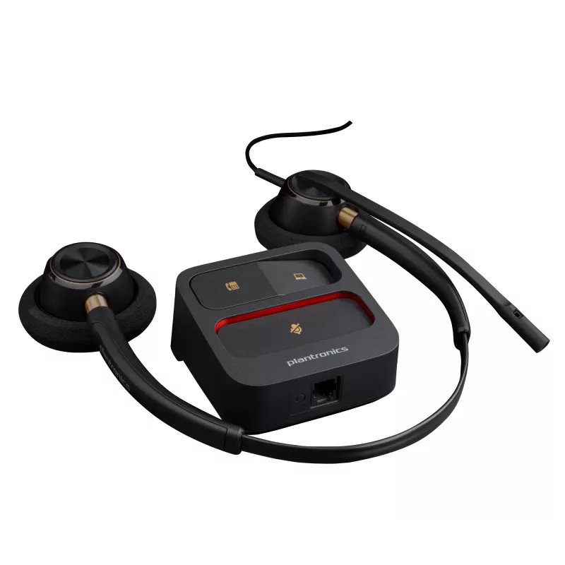 HP Poly EncorePro 520 Binaural Headset +Quick Disconnect, 74 g, Juoda