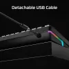Žaidimų klaviatūra Kingston HP HyperX Alloy Rise modelis 7G7A3AA#ABD — kompaktiška laidinė mechaninė klaviatūra EAN 0