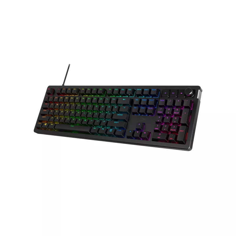 Žaidimų klaviatūra Kingston HP HyperX Alloy Rise modelis 7G7A3AA#ABD — kompaktiška laidinė mechaninė klaviatūra EAN 0