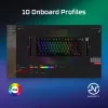 Mechaninė žaidimų klaviatūra Kingston (HyperX) Alloy Rise 75 — kompaktiškas 75% išdėstymas, laidinė, modelis 7G7A4AA#ABD