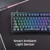Mechaninė žaidimų klaviatūra Kingston (HyperX) Alloy Rise 75 — kompaktiškas 75% išdėstymas, laidinė, modelis 7G7A4AA#ABD