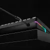 Mechaninė žaidimų klaviatūra Kingston (HyperX) Alloy Rise 75 — kompaktiškas 75% išdėstymas, laidinė, modelis 7G7A4AA#ABD